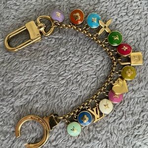 Louis Vuitton pastilles bag charm & key holder
